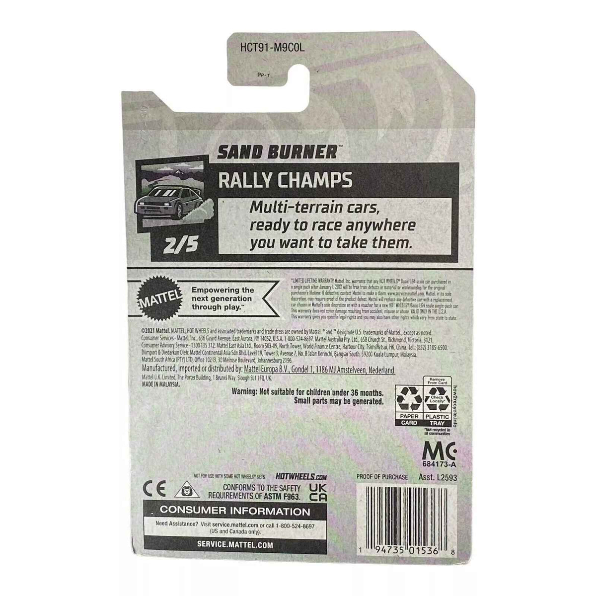 Hot Wheels Sand Burner | Rally Champs Series 2/5