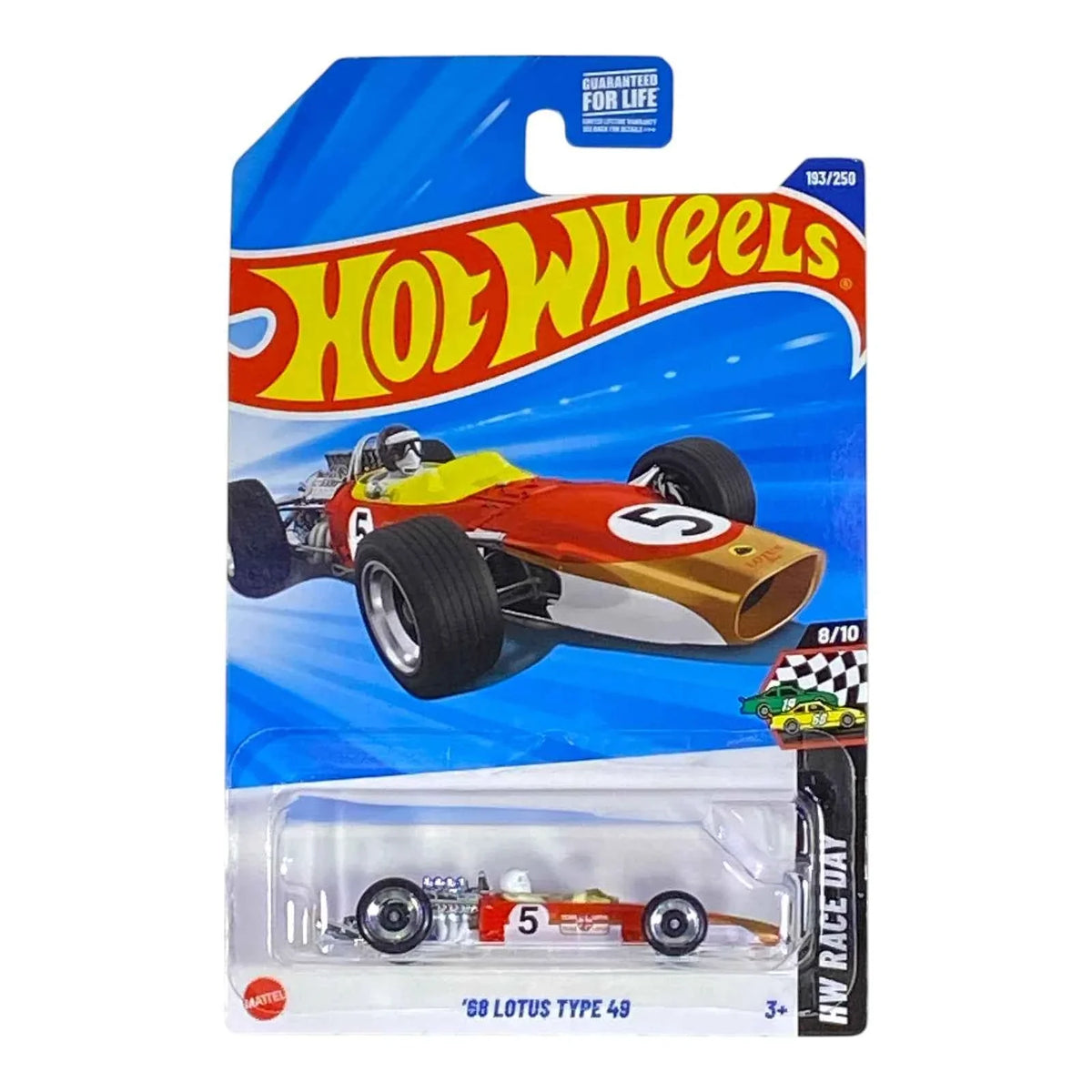 Hot Wheels '68 Lotus Type 49 - HW Race Day Series 8/10