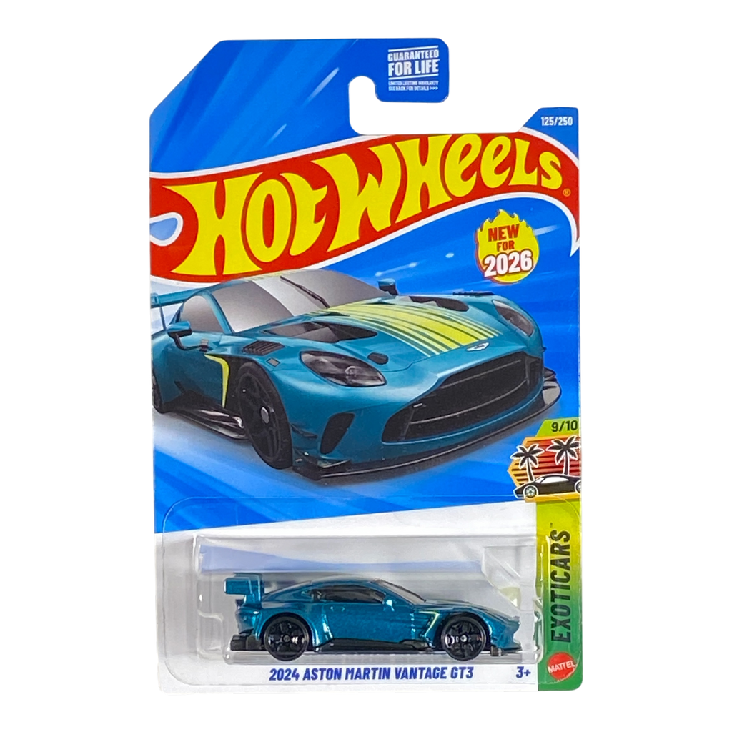 Hot Wheels 2024 Aston Martin Vantage GT3 | Exoticars Series 9/10