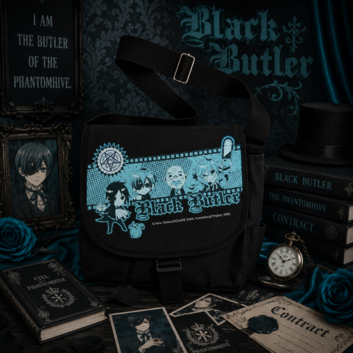 Black Butler Group Messenger Bag