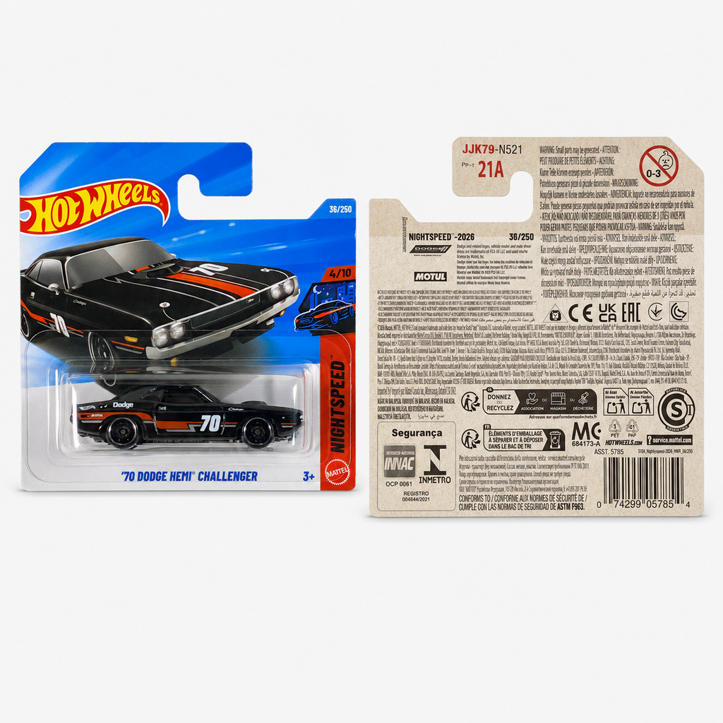Hot Wheels '70 Dodge Hemi Challenger | Nightspeed Series 4/10