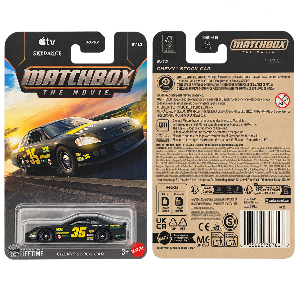 Matchbox Chevy Stock Car | Matchbox The Movie Series 6/12