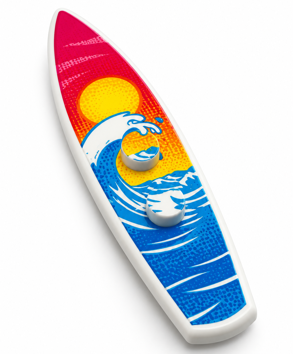 Sunset Wave Surfboard for Minifigs