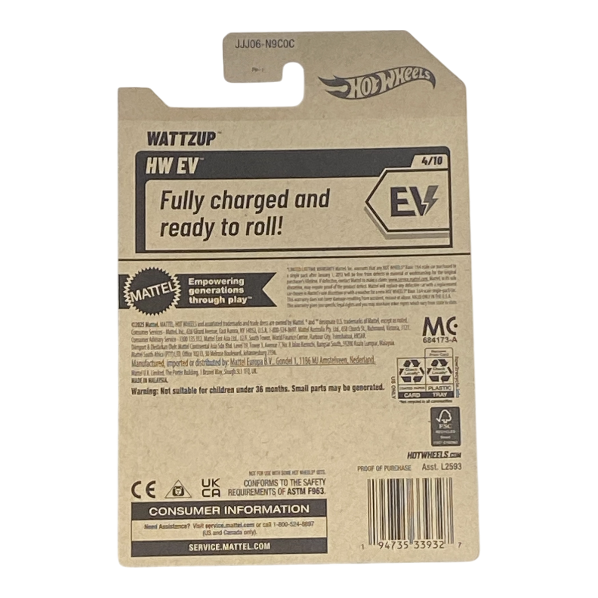 Hot Wheels Wattzup | EV Series 4/10