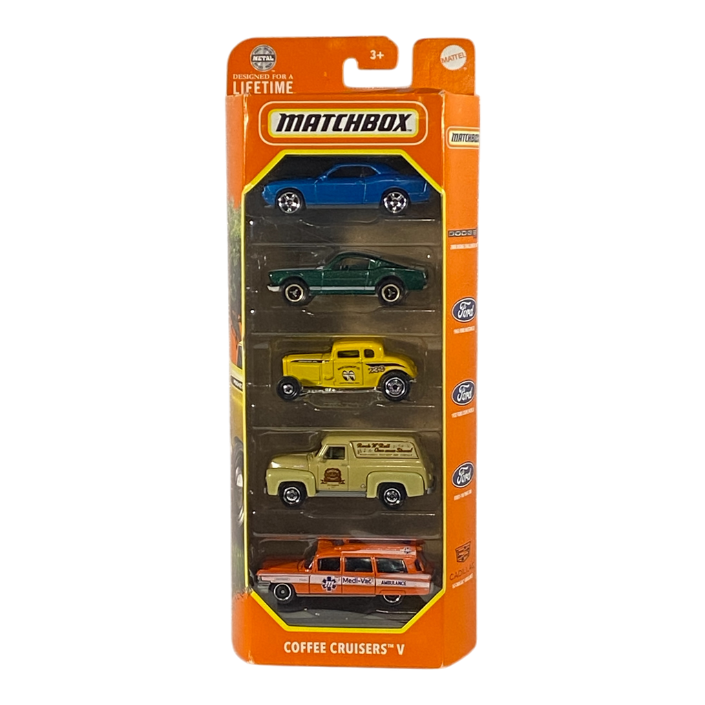 Matchbox Coffee Cruisers V | 5 Pack Edition