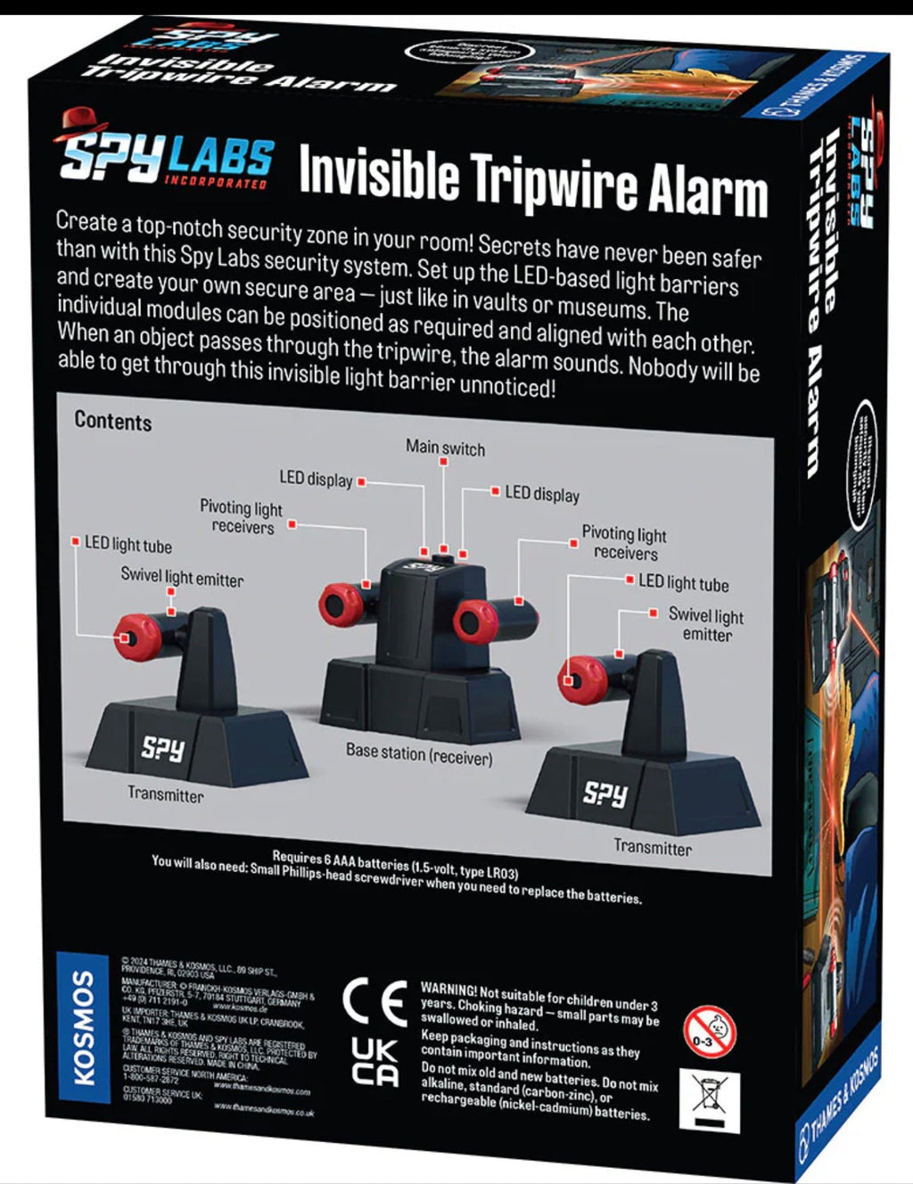 Spy Labs: Invisible Tripwire Alarm
