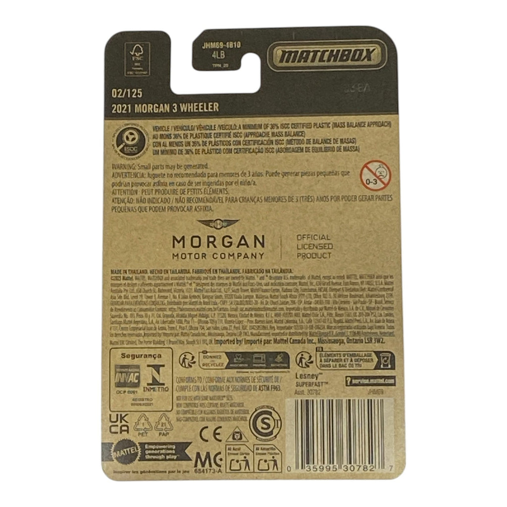 Matchbox 2021 Morgan 3 Wheeler | Matchbox Series 02/125