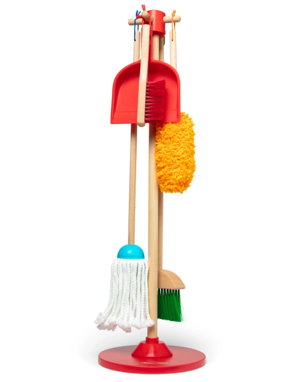 Dust! Sweep! Mop! Cleaning Playset