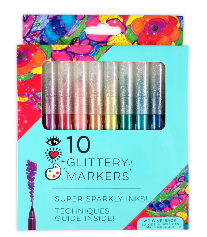 10 Glitter Markers