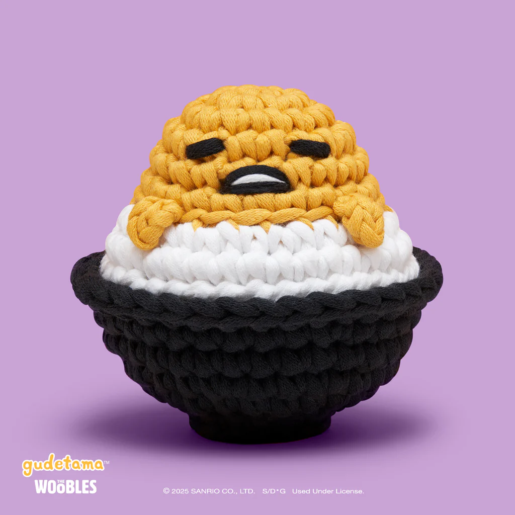 Gudetama egg on rice Crochet Kit
