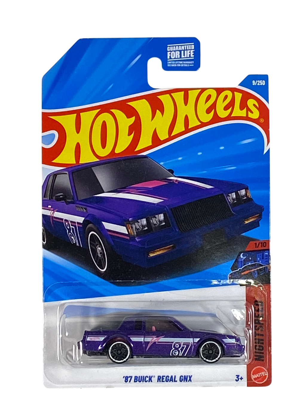Hot Wheels '87 Buick Regal GNX (Treasure Hunt) | Nightspeed Series 1/10