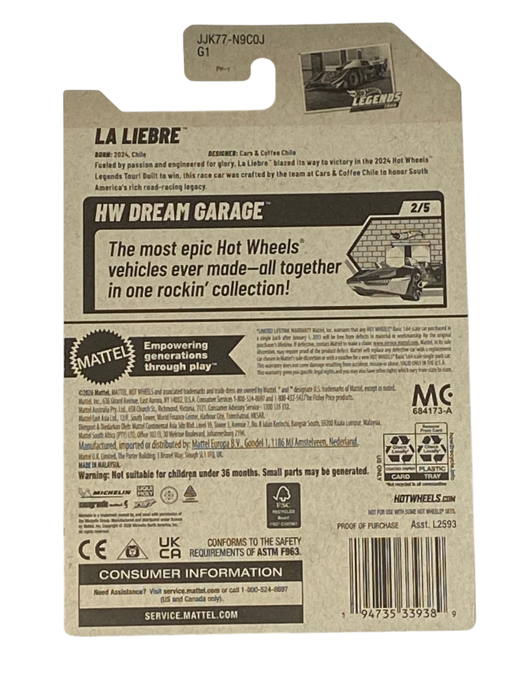 Hot Wheels La Liebre | Dream Garage Series 2/5
